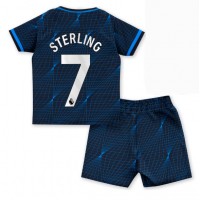 Koszulka piłkarska Chelsea Raheem Sterling #7 Strój wyjazdowy dla dzieci 2023-24 tanio Krótki Rękaw (+ Krótkie spodenki)